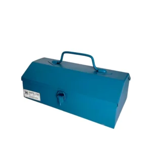 Caja de metal tipo baúl