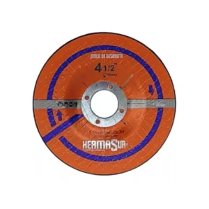 Disco Desbaste Metal 4½ X 6mm Amoladora Hermasur® 5 Unidades