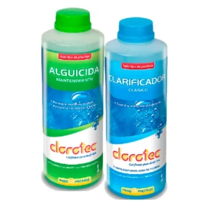 KIT Mantenimiento De Piscina - Alguicida Y Clarificador