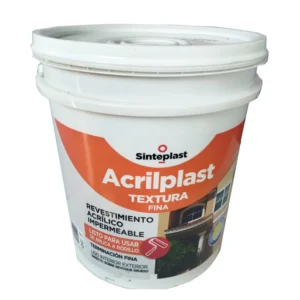 Revestimiento Acrilico Textura Fina Acriplast Blanco 25kg